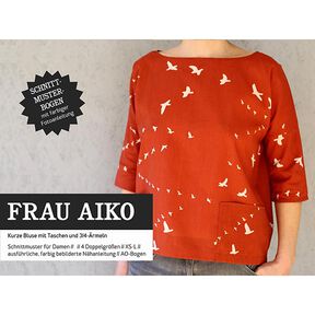 FRAU AIKO – krótka bluzka z kieszeniami, Studio Schnittreif  | XXS -  L, 