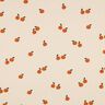GOTS Dżersej bawełniany pomarańcze | Poppy Fabrics – jasnobeżowy/karmelka,  thumbnail number 1