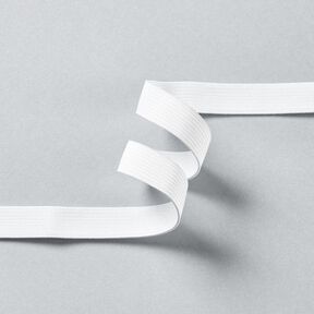 Taśma gumkowa gładka [3 m | 15 mm] – biel, 