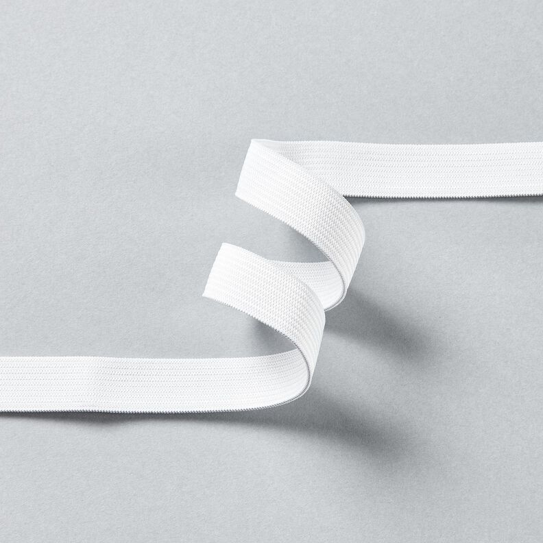 Taśma gumkowa gładka [3 m | 15 mm] – biel,  image number 2