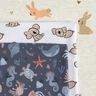 Dżersej bawełniany zajączki i serca | Poppy Fabrics – mleczna biel,  thumbnail number 5