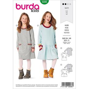 Vestido, Burda 9286 | 104-146, 