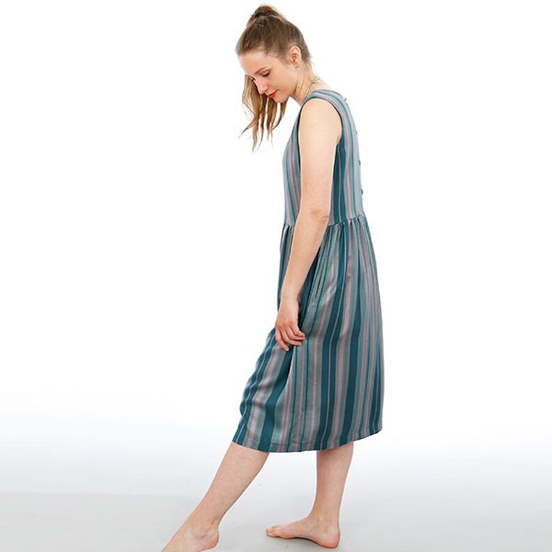 FRAU ADELE – sukienka na ramiączkach z zapięciem na guziki na plecach, Studio Schnittreif  | XXS - ,  image number 5