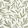 Tkanin dekoracyjna Half panama minimalistyczne liście – pinia/naturalny,  thumbnail number 1