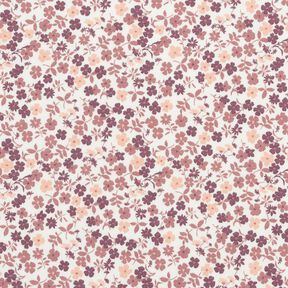 D?ersej bawe?niany morze kwiat&oacute;w &ndash; biel/lilia, 