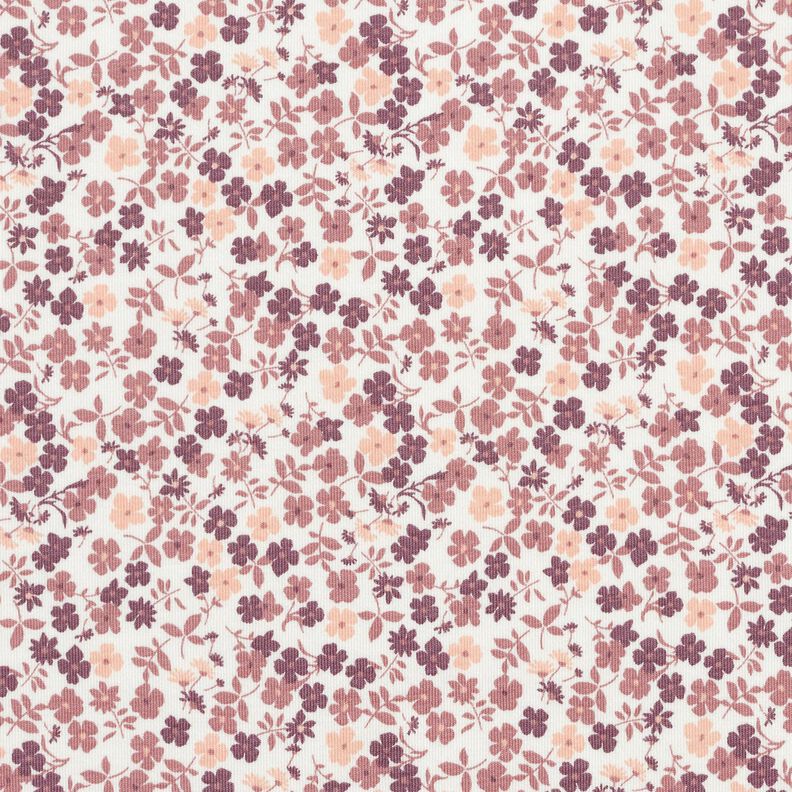 D?ersej bawe?niany morze kwiat&oacute;w &ndash; biel/lilia,  image number 1