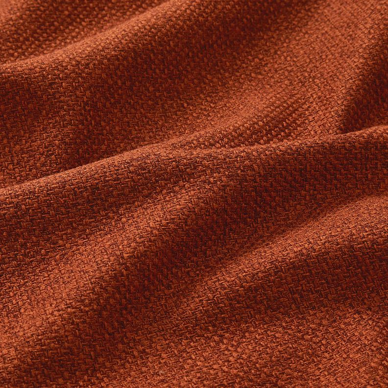 Tkanina tapicerska subtelna wypukła struktura – terakota,  image number 2