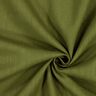 Tkanina lniana mieszanka ramii, średnia – ciemna oliwka,  thumbnail number 1