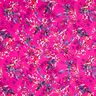 Materiał na kostiumy kąpielowe akwarelowe kwiaty – purpura/biel,  thumbnail number 1