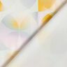 Dżersej na odzież sportową, akwarelowe formy – słoneczna żółć/pastelowy fiolet | Resztka 60cm,  thumbnail number 4