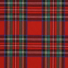 Szkocka krata Tartan kratka duża – czerwień, 