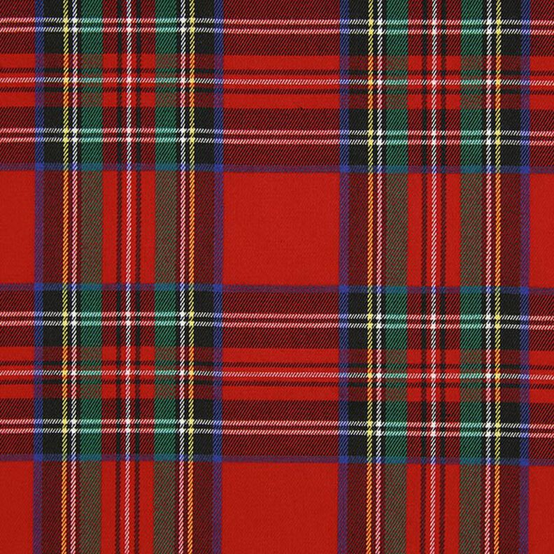Szkocka krata Tartan kratka duża – czerwień,  image number 1