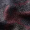 Tkanina płaszczowa Mieszanka wełniana moro – czerń/merlot,  thumbnail number 2
