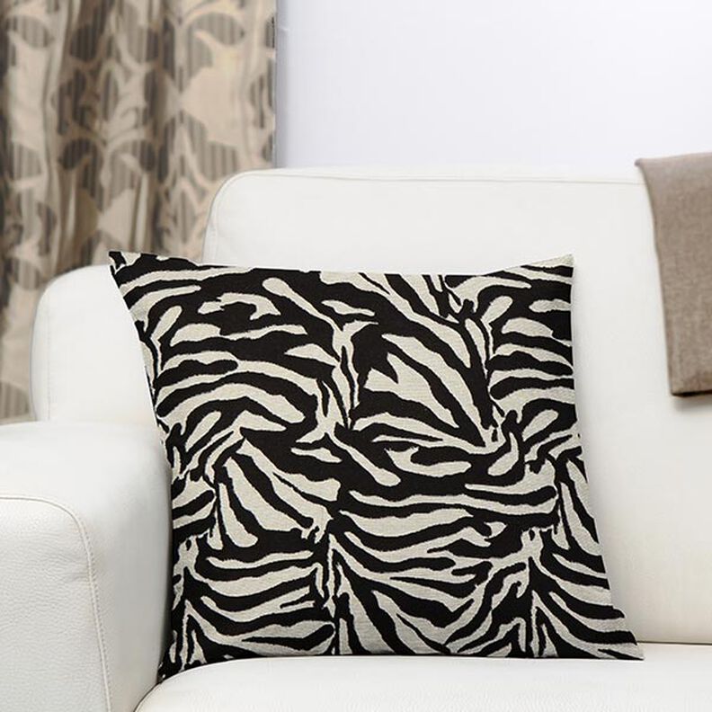 Gobelin żakardowy Zebra – czerń/biel,  image number 5