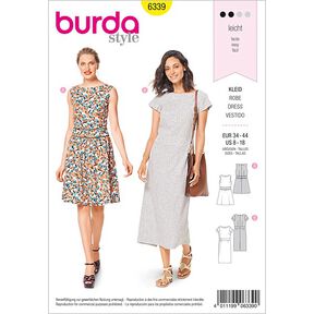 Sukienka, Burda 6339 | 34 - 44, 