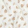 Muślin / Tkanina double crinkle gałązki | Poppy Fabrics – kość słoniowa/mokka,  thumbnail number 2