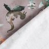 Dżersej bawełniany akwarelowe smoki nadruk cyfrowy – ciemny szarobrązowy,  thumbnail number 4