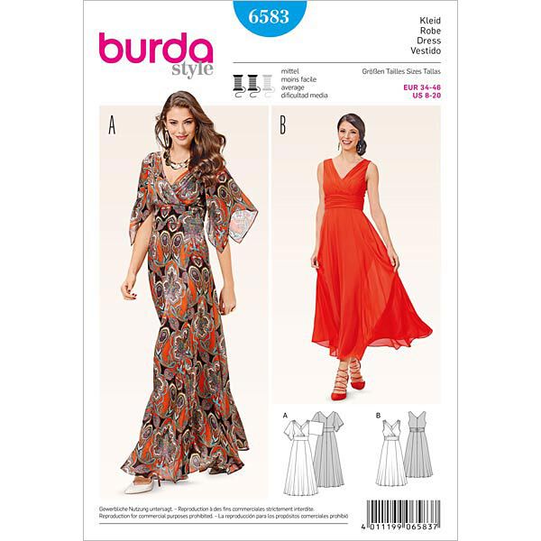 Sukienka, Burda 6583,  image number 1