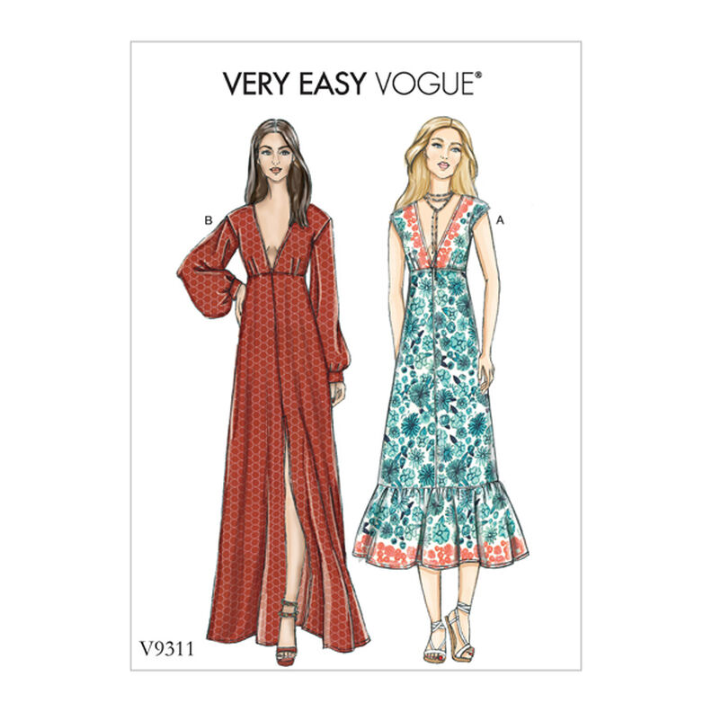 Sukienka, Very Easy Vogue 9311 | 32 - 48,  image number 1