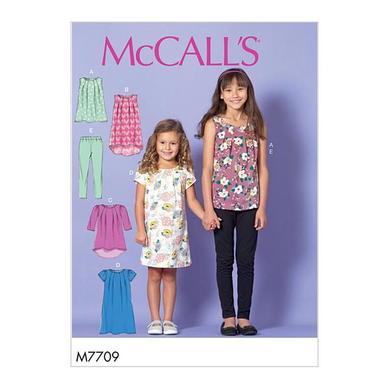 Top dziewczęcy | Sukienka | Legginsy, McCalls 7709 | 128 - 152,  image number 1
