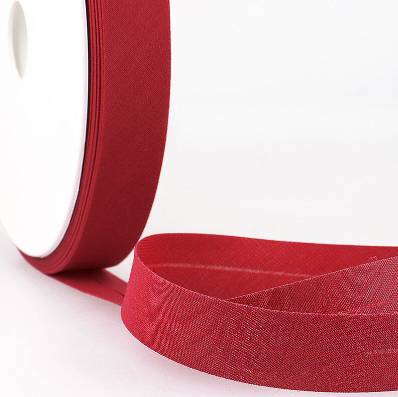 Taśma skośna Polycotton [20 mm] – malinowy,  image number 1