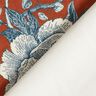 Aksamit dekoracyjny eleganckie kwiaty – terakota,  thumbnail number 5