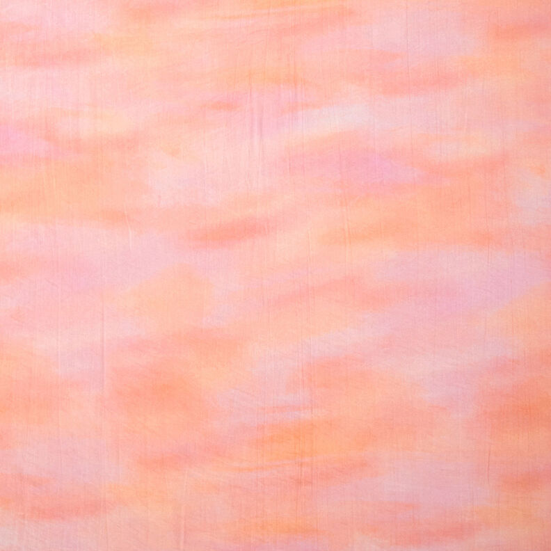 Lekki tencel, batik – brzoskwiniowopomarańczowy,  image number 1
