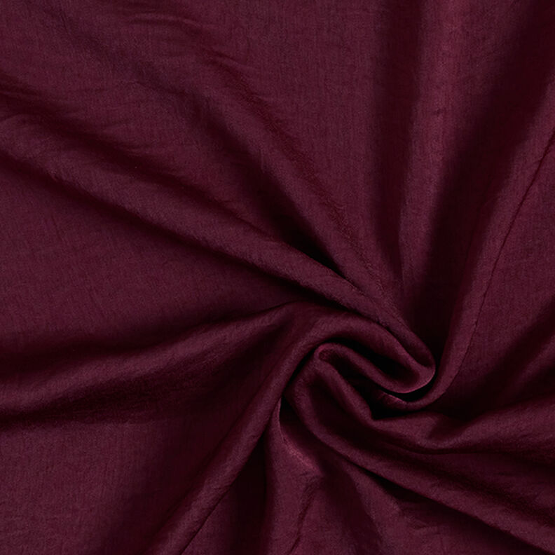 Lekka tkanina na bluzki marszczona jednokol. – merlot,  image number 1