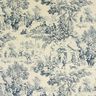 Toile de Jouy – stalowoniebieski,  thumbnail number 1