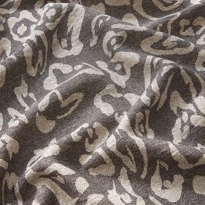 <h2>Tkanina wiskozowa Air Flow Leo, antracyt &ndash; wełniana biel/czerń &ndash; tkana i drukowana cyfrowo</h2>, 