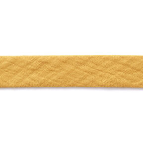 Taśma skośna Muślin [20 mm] – żółty curry, 