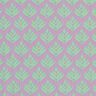 Bawełna powlekana abstrakcyjne wachlarze – pastelowy fiolet/miętowy,  thumbnail number 1