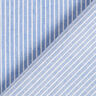 Tkanina na bluzki Mieszanka bawełny paski – jasnoniebieski/biel,  thumbnail number 4