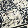 Panel satynowy w jaskółki | Katia Fabrics – antracyt/krem,  thumbnail number 2
