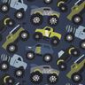 Popelina bawełniana monster trucki | Poppy Fabrics – granat,  thumbnail number 1
