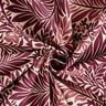 Tkanin dekoracyjna Half panama kwiaty i pnącza – naturalny/burgund,  thumbnail number 3
