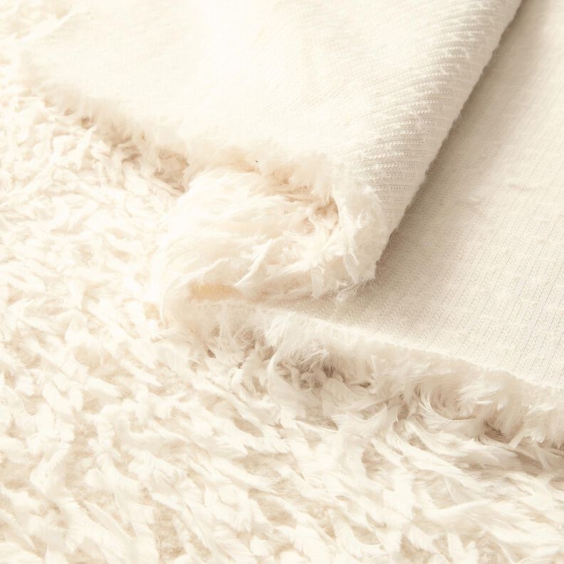 Sztuczne futerko pióra, jednokol | Katia Fabrics – biel, image number 9