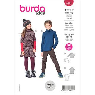 Vestido, Burda 9272 | 110-140, 