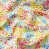 Tkanina bawełniana Popelina kolorowe kwiaty – lawendowy/błękit,  thumbnail number 2