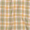 Muślin / Tkanina double crinkle Kratka | Poppy Fabrics – żółty curry/szałwia,  thumbnail number 2