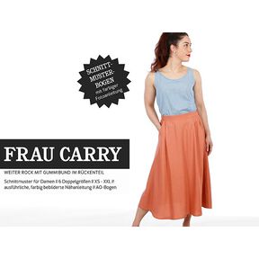 FRAU CARRY – szeroka spódnica z gumką z tyłu, Studio Schnittreif  | XS -  XXL, 