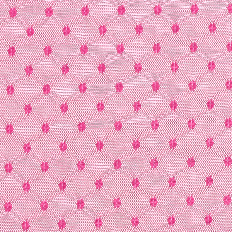 Siateczka w kropki – intensywny róż,  image number 1