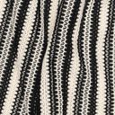 Dzianina swetrowa paski | Poppy Fabrics – czerń/mleczna biel, 