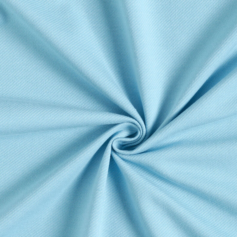 Dżersej bawełniany wygląd dżinsu – błękitny,  image number 1