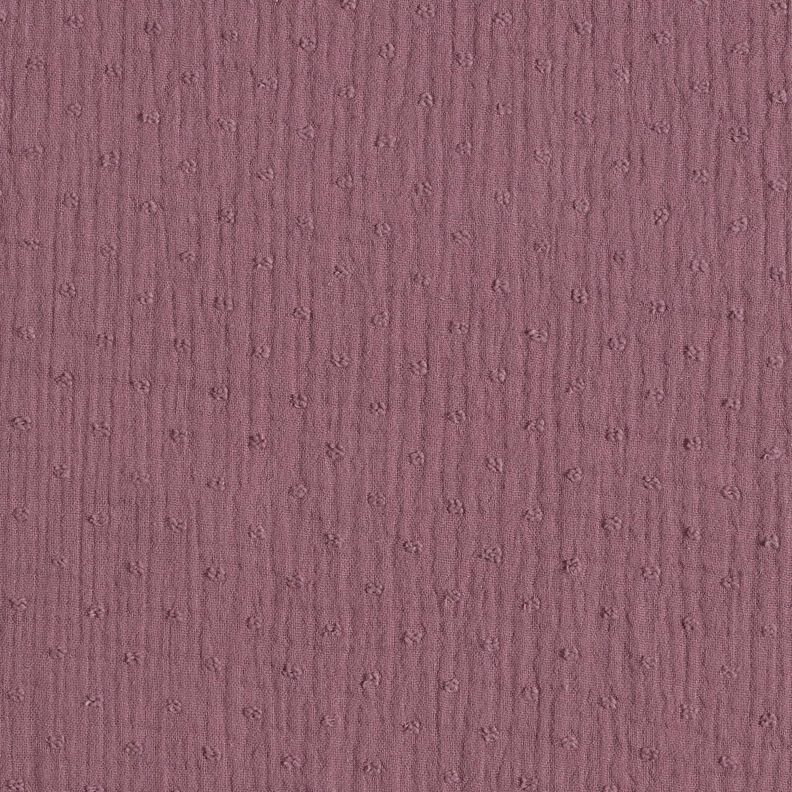 Muślin / Tkanina double crinkle dobby – jasny jagodowy,  image number 1