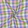 Muślin / Tkanina double crinkle kratka Materiał dwustronny | Poppy Fabrics – róż/lawendowy,  thumbnail number 3