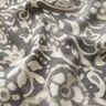 Krepa ze wzorem paisley i w kwiaty – szary/biel,  thumbnail number 2