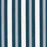 Tkanin dekoracyjna Żakard paski – niebieski oceaniczny/biel,  thumbnail number 1