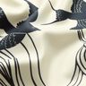 Panel satynowy w jaskółki | Katia Fabrics – antracyt/krem,  thumbnail number 8
