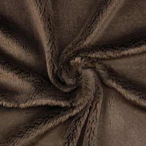 Tkanina pluszowa SuperSoft SNUGLY [ 1 x 0,75 m | 5 mm ] - ciemny brąz | Kullaloo, 